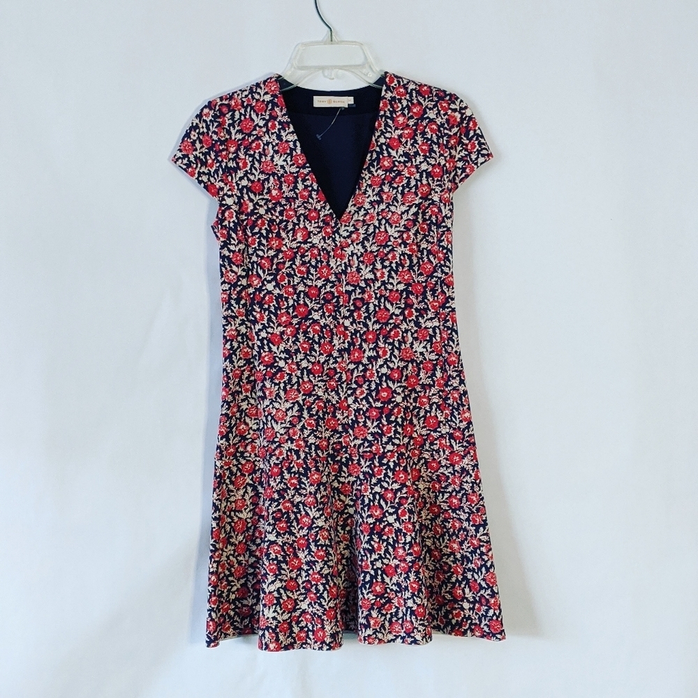 Tory Burch Fit and Flare Floral Print sm